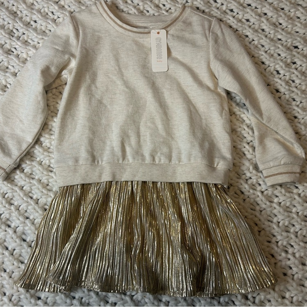 Gymboree Cream Long Sleeve Top